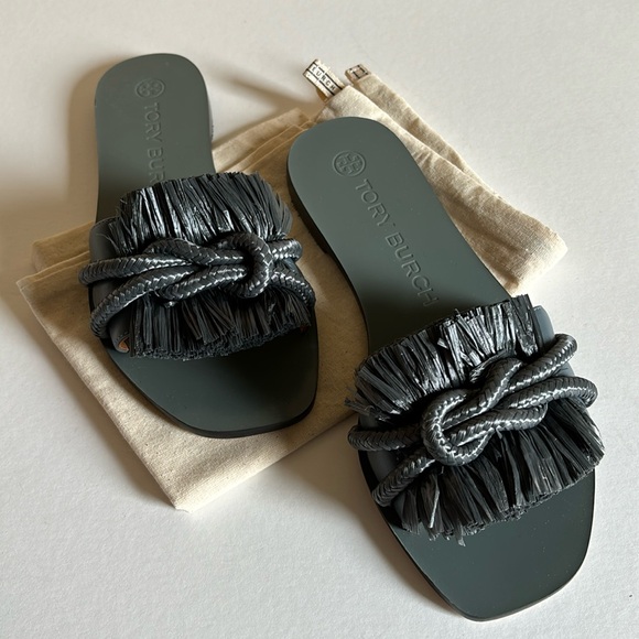 Tory Burch ROPE FLAT SLIDE - Picture 4 of 9